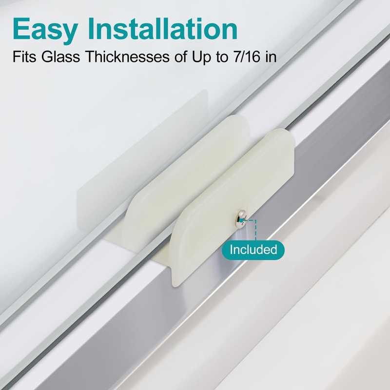 M6219 Sliding Shower Door Bottom Track (Top-Hung Shower Door Track),