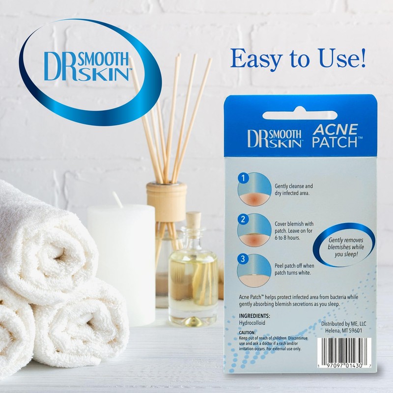 2 Pack - Dr Smooth Skin Acne Patch, 36 Hydrocolloid