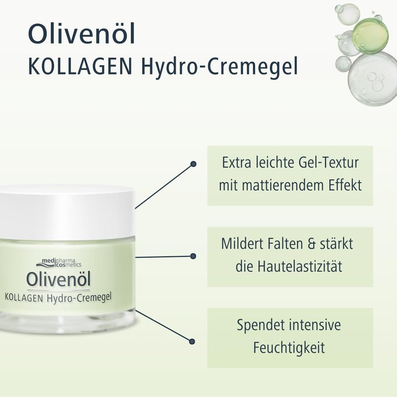 medipharma cosmetics Olive Oil Collagen Hydro Cream Gel - With