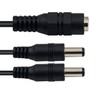 Duttek CCTV Power Splitter Cable, DC 5.5 x 2.1 mm,