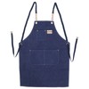 Cotton Canvas Apron Adjustable Cross Back Apron Kitchen Cooking Apron