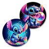 Rawan Car Cup Holder Coaster, 2PCS Cute Stitch Car Coasters