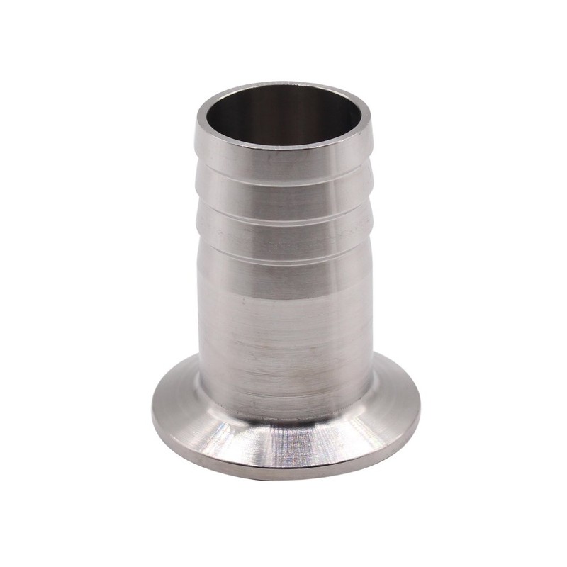 DERNORD 1.5" Tri Clamp to 1.25" Hose Barbed Adapter SUS304