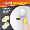 Leumoi 10 Pieces Corner Paint Roller Kit Including 9 Pcs