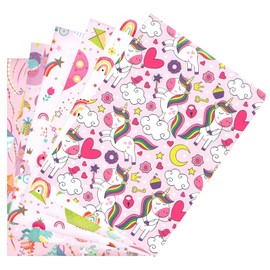 ARKRAFT Wrapping Paper Set 6 Sheets XXL Format 90 x 65 cm Packaging Plastic-Free FSC Paper (Children)