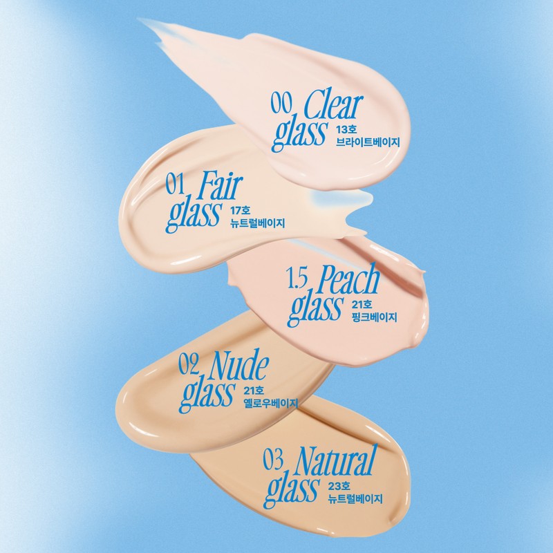 fwee Cushion Glass Natural 13g - [SINGLE] 1.5 Peach (No.