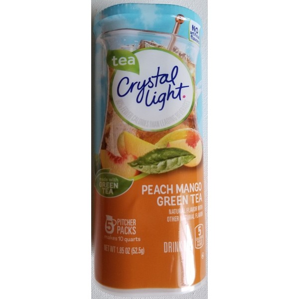 Crystal Light NEW CRYSTAL LIGHT PEACH MANGO GREEN TEA DRINK