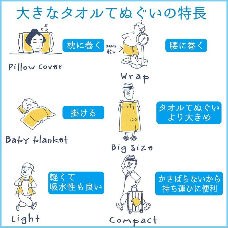 Contex 52526-049 Face Towel, Cloth, Large Towel Tenugui, Cat, Sand