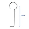2 Packs, Bernkot Stainless Steel Drain Wrench Lifting Hook Drain