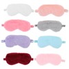 TOVINANNA 8Pcs Fluffy Eye Masks Skin Friendly Sleeping Blindfolds Comfortable