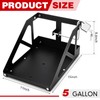 MorningRo 5 Gallon Holder, Gas Can Mount Rack Compatible with