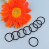 Driew Small Hair Ties, 200 pcs Mini Black Hair Ties