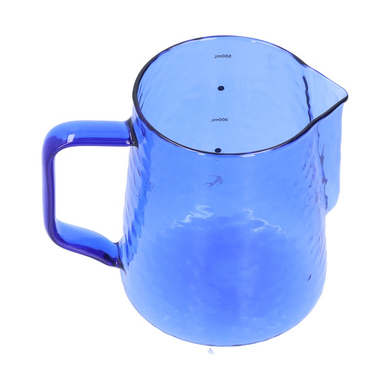500ml Milk Frothing Pitcher Multipurpose Borosilicate Glass Milk Jug for