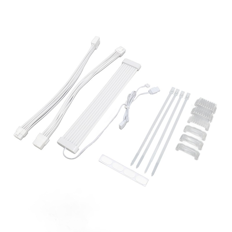 ARGB Extension Sleeved Cable Kit DIY 5V 3pin PSU Cable