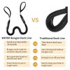 WKYBF 2 Pack Bungee Dock Line Mooring Rope for Boat