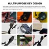 Ruiyuan 24-in-1 Multitool Key Tool Portable Multi Key Shaped Tool