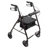 ProBasics Aluminum Rollator with 6-inch Wheels, Padded Seat and Backrest,