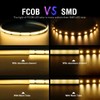 BTF-LIGHTING FCOB COB LED Strip CCT Flexible High Density 16.4FT