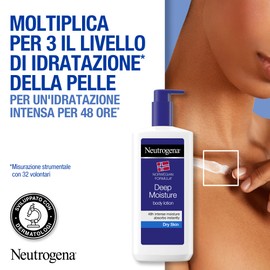 Neutrogena Crema Hidratante Corporal, Hidratación Profunda, 400 ml