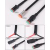 2 Sets Deutsch DT 2 Pin Male Female Wiring Harness
