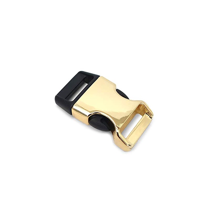 Ganzoo Metal Plastic Click Clasp, Set of 2, 5/8 Inch
