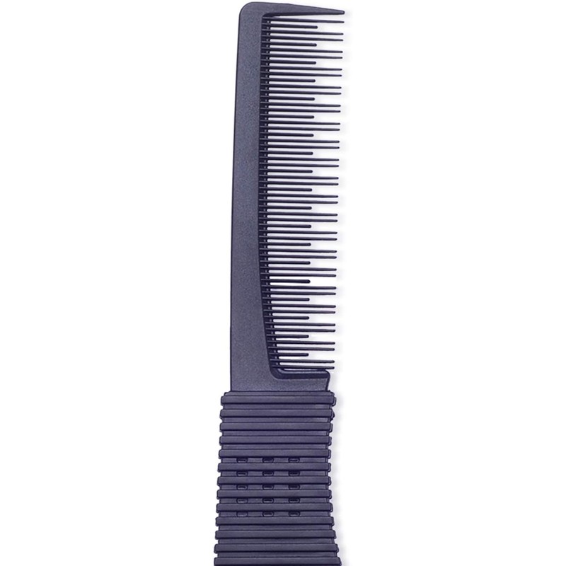 2pcs Professional Salon Teasing Back Comb, Black Carbon Comb by
