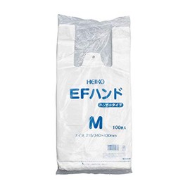 Plastic bag (milk white); Standard: M; Size (H x W x D): 16.9 x 8.5 x 4.9 inches (430 x 215 x 125 mm); Quantity: 100