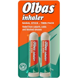 Olbas Olbas Nasal Inhaler pack of 2 - Nasal stick - relief from catarrh, colds and blocked sinuses