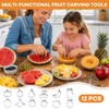 Aemygo 17 Pcs Fruit Carving Knife, Stainless Steel Kitchen Fruit