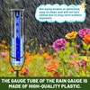 Rain Gauge for Outdoor 7 Inch Adjustable Height Rain Gauge