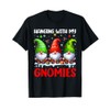 Hanging With My Gnomies Christmas Colorful Three Gnomes T-Shirt