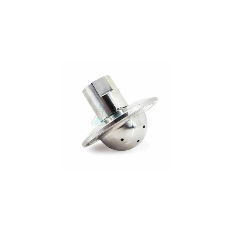 Tri-Clamp to 1/4" FNPT Shower Head End Cap Sanitary Stainless