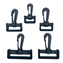 Pack10 3/4 inch Swivel Snap Hooks,Plastic Heavy Duty Lobster Claw Clasp Clip,for Bag Strap Webbing Buckle Hardware ET1873