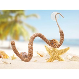 Neeenn 39.4 Inches Hermit Crab Climbing Toys, Bendable Vines Toys for Reptiles, Tank Terrarium Aquarium Habitat Decor Accessories, Suitable for Hermit Crab Frog Lizards Geckos Snakes