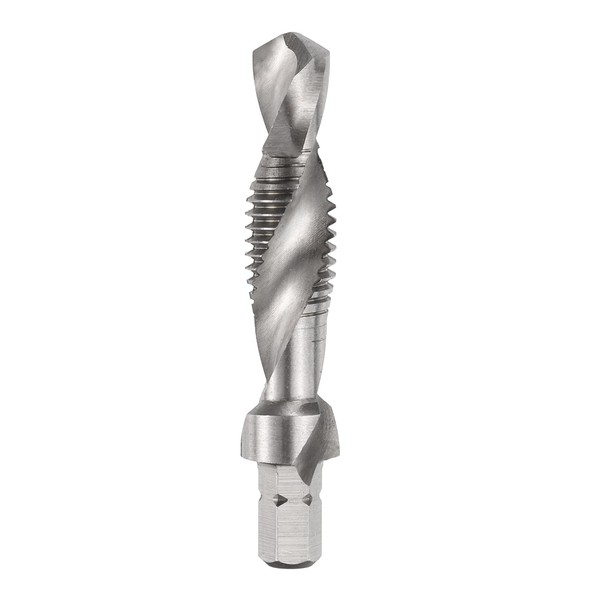 uxcell Combination Drill Tap Bit Metric M10 x 1.5 Thread