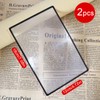 BIRLOZA Pack of 2 Magnifying Glass for Full Pages Fresnel