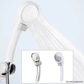 Increased water pressure, water-saving shower, bathroom accessories, high-pressure shower, water-saving shower/white 3ea