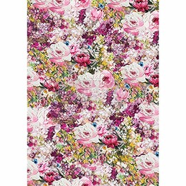 Fuchsia Meadow 11.5″x16.25″ Rice Paper for Decoupage