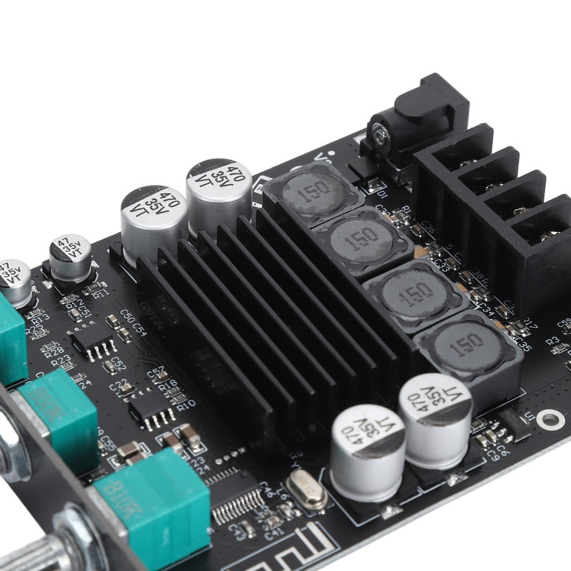 2x100W Amplifier Board HIFI with Treble Bass Control TPA3116D2 DC12‑24V