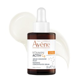 Avène - Suero concentrado de vitamina Activ Cg Radiance, suero de vitamina C que aumenta el resplandor, vitamina Cg + niacinamida + bakuchiol, reduce visiblemente las arrugas, las manchas oscuras y las líneas finas, suero de vitamina C para la cara