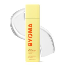BYOMA Creamy Jelly Cleanser - Hydrating Facial Cleanser for Skin Barrier Repair -Tri-Ceramide Face Wash for Sensitive Skin & All Skin Types - Gently R