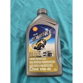 SHELL ADVANCE DUCATI DUCATI SYNTHETIC MOTOR OIL 10W40 1L GENUINE SHELL