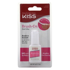 Kiss Lightning Speed Brush On Nail Glue - 2 per case.
