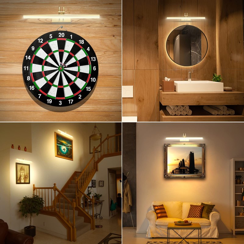 RAIFOOLLY Picture Light,16in Wireless Battery Wall Lighting,Remote Art Lights for