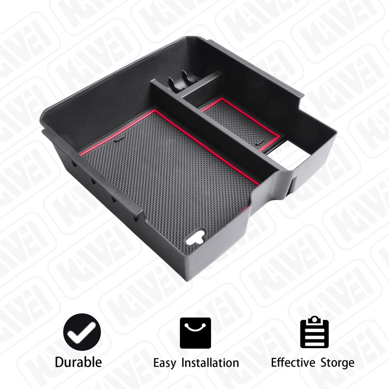 HGWEI Center Console Organizer Tray Compatible with 2024 2025 Ford