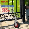 USCaster Gate Wheel 6inch Under Mount Farm Gate Caster for