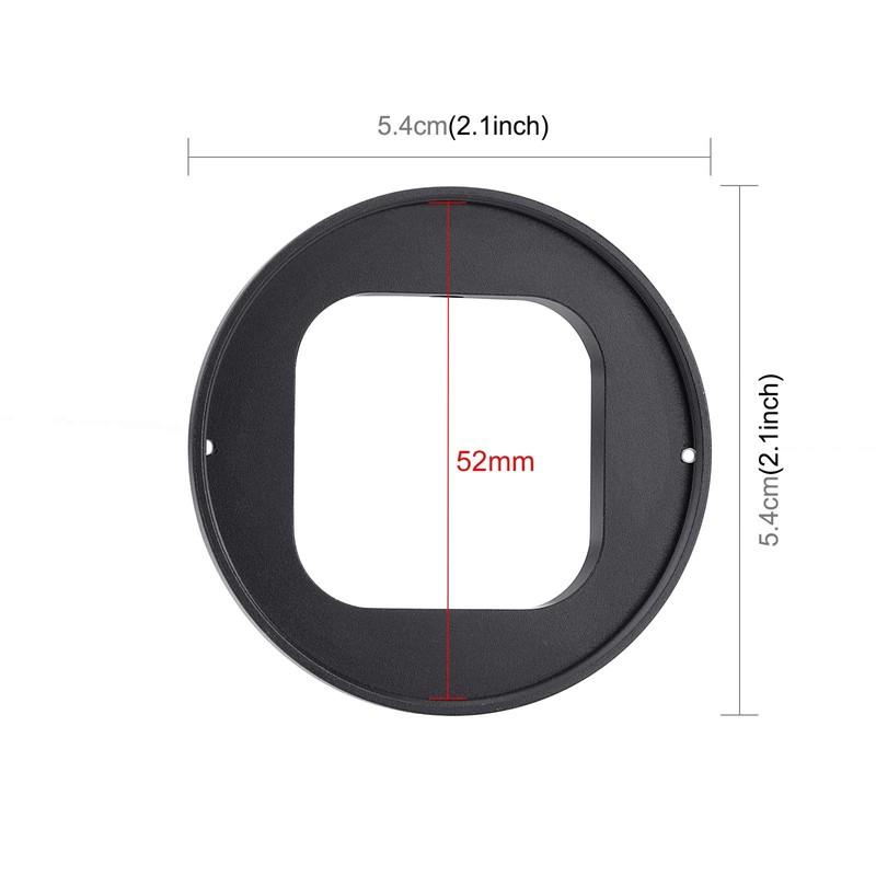 PULUZ 52 mm UV Lens Filter Adapter Ring for GoPro