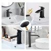 Pop Up Sink Plug 66 mm Black Matt Solid Brass,