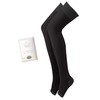 [Aesthetical Lab] Oya Slim Platinum Full Length Compression Socks, Black