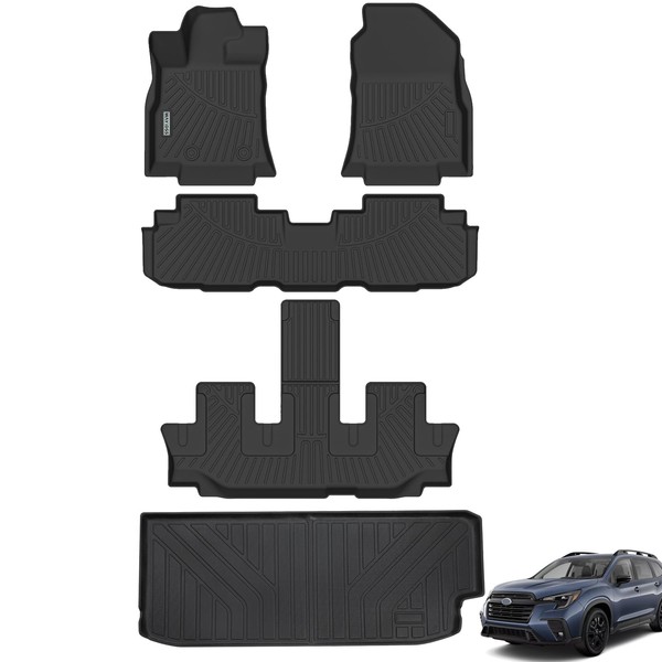 WAYIDSS Floor Mats & Trunk Mat for 2019-2024 Subaru Ascent